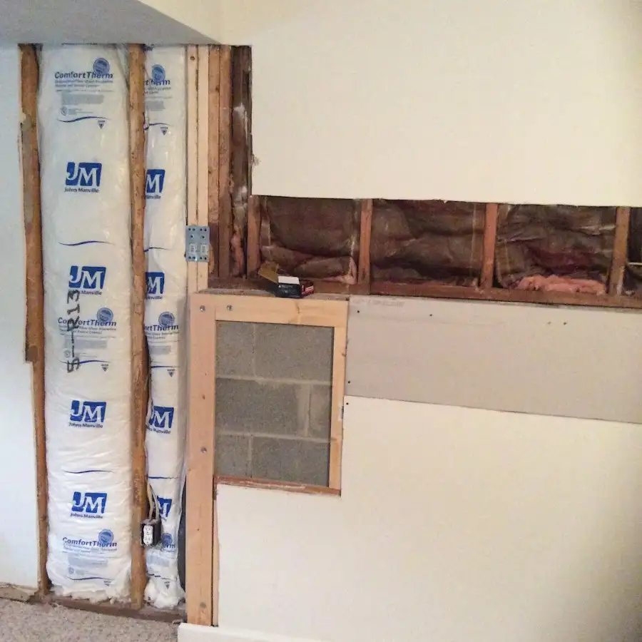 Wall insulation replacement during Contents Cleaning & Restoration in Paducah